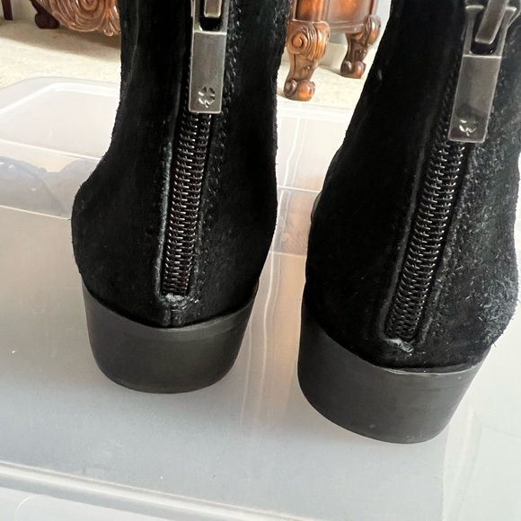Ladies Suede Ankle Boots - Picture 3 of 6